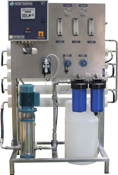 Sistema media producción de osmosis inversa Agua dulce